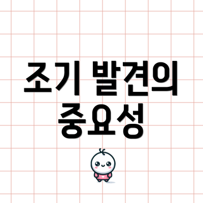조기 발견의 중요성