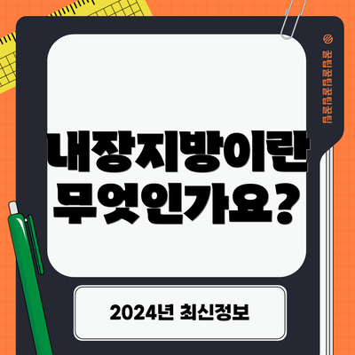 내장지방이란 무엇인가요?