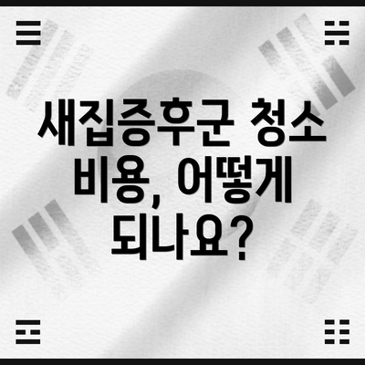 새집증후군 청소 비용, 어떻게 되나요?
