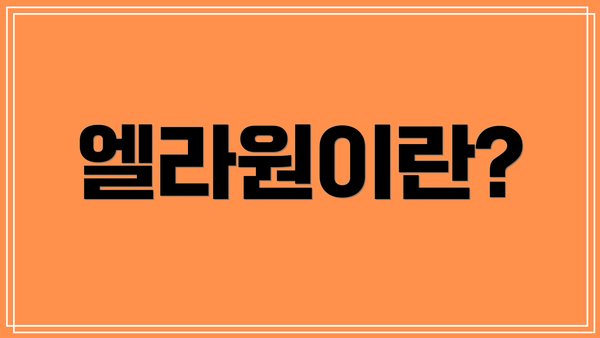 엘라원이란?