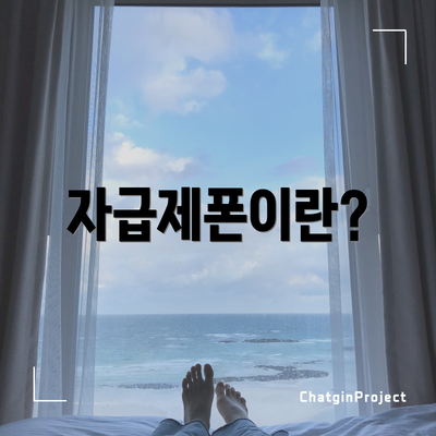 자급제폰이란?