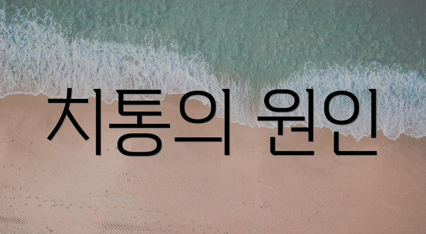 치통의 원인