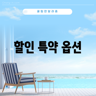 할인 특약 옵션