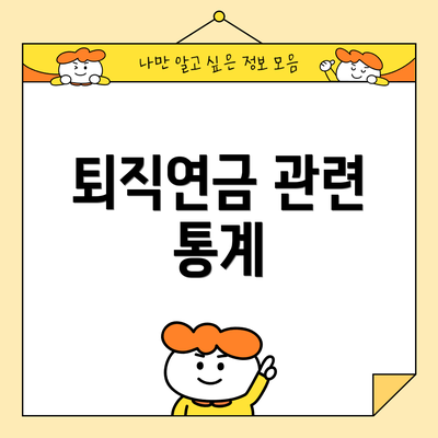 퇴직연금 관련 통계
