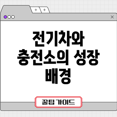 전기차와 충전소의 성장 배경